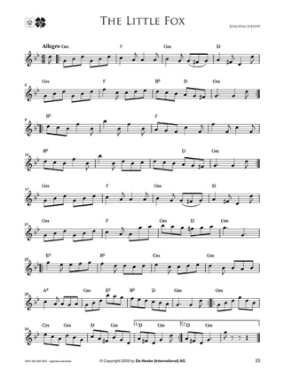 Irish Melodies - Joachim Johow - Partition - Flûte à bec
